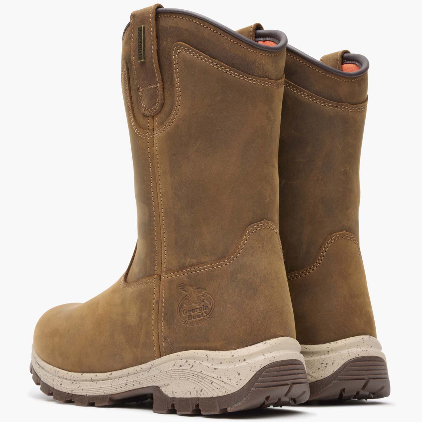 Georgia Boot Eagle Trail Women's Waterproof Pull-On Work Boot - back