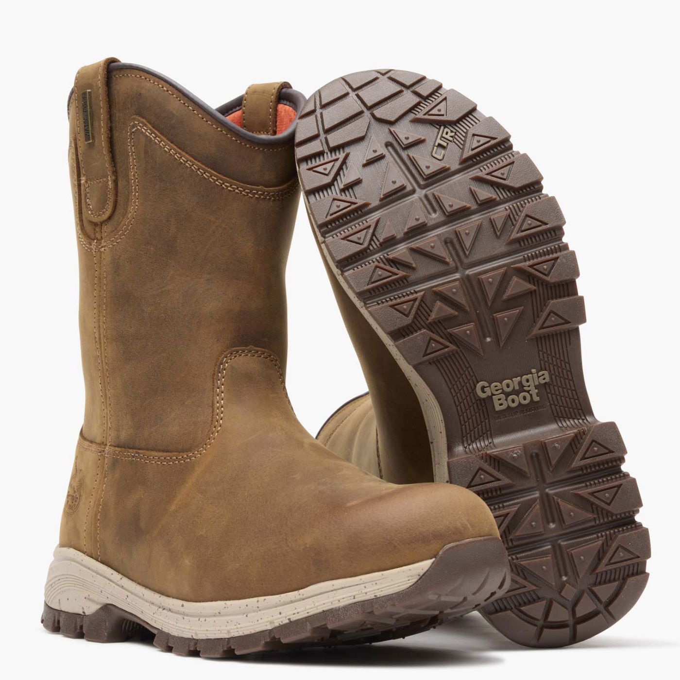 Georgia Boot Eagle Trail Women's Waterproof Pull-On Work Boot - outsole