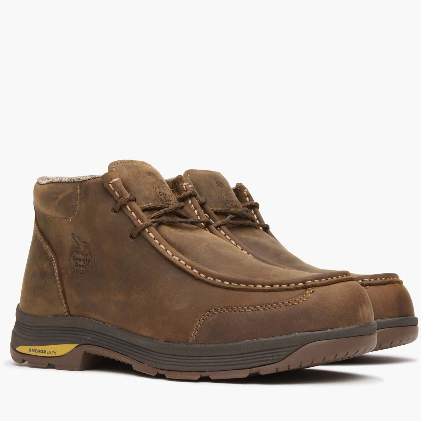 Georgia Boot Men's Athens SuperLyte Alloy Toe Waterproof Wallabe - 12