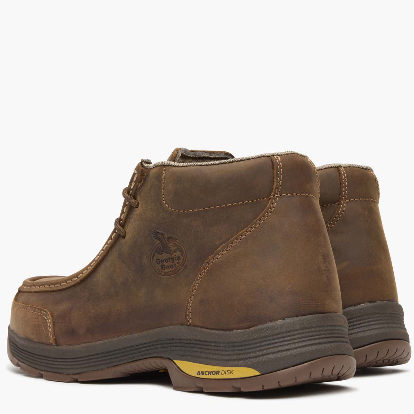 Georgia Boot Men's Athens SuperLyte Alloy Toe Waterproof Wallabe - back