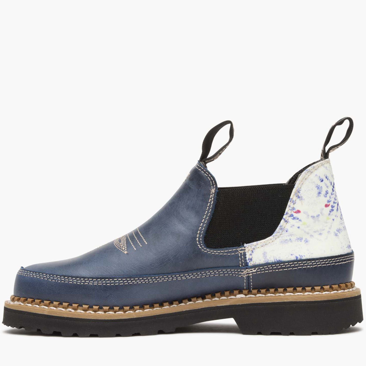 Georgia Boot Women's Boho Navy Romeo Shoe - profile