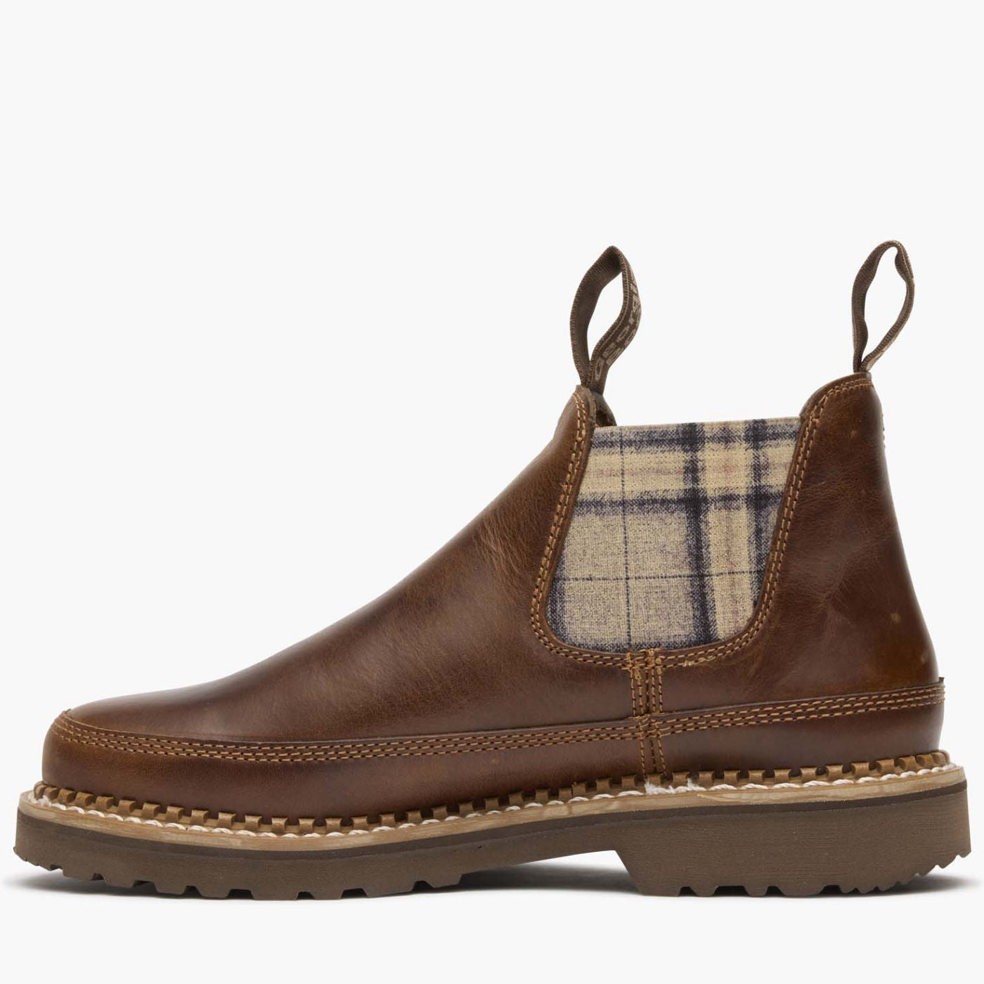 Georgia Boot Women's Plaid Chelsea Romeo Shoe - profile