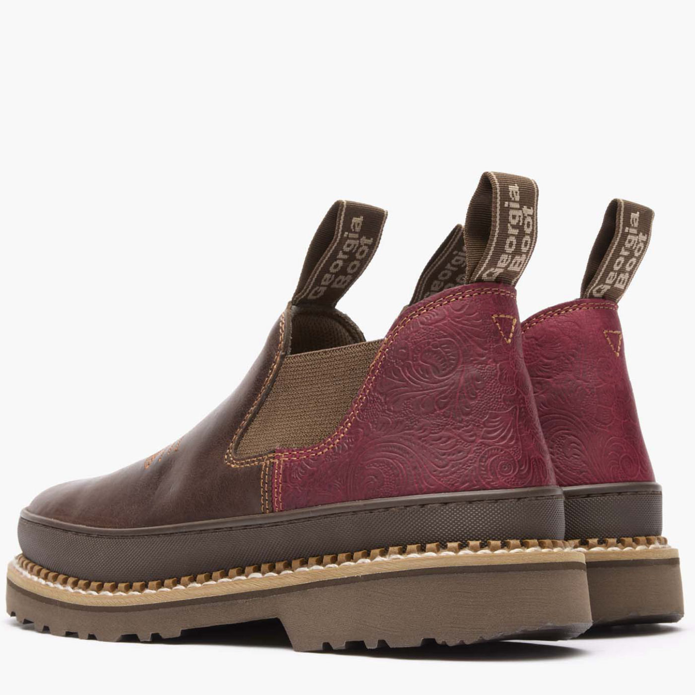 Georgia Boot Crimson Blossom Fashion Romeo - back