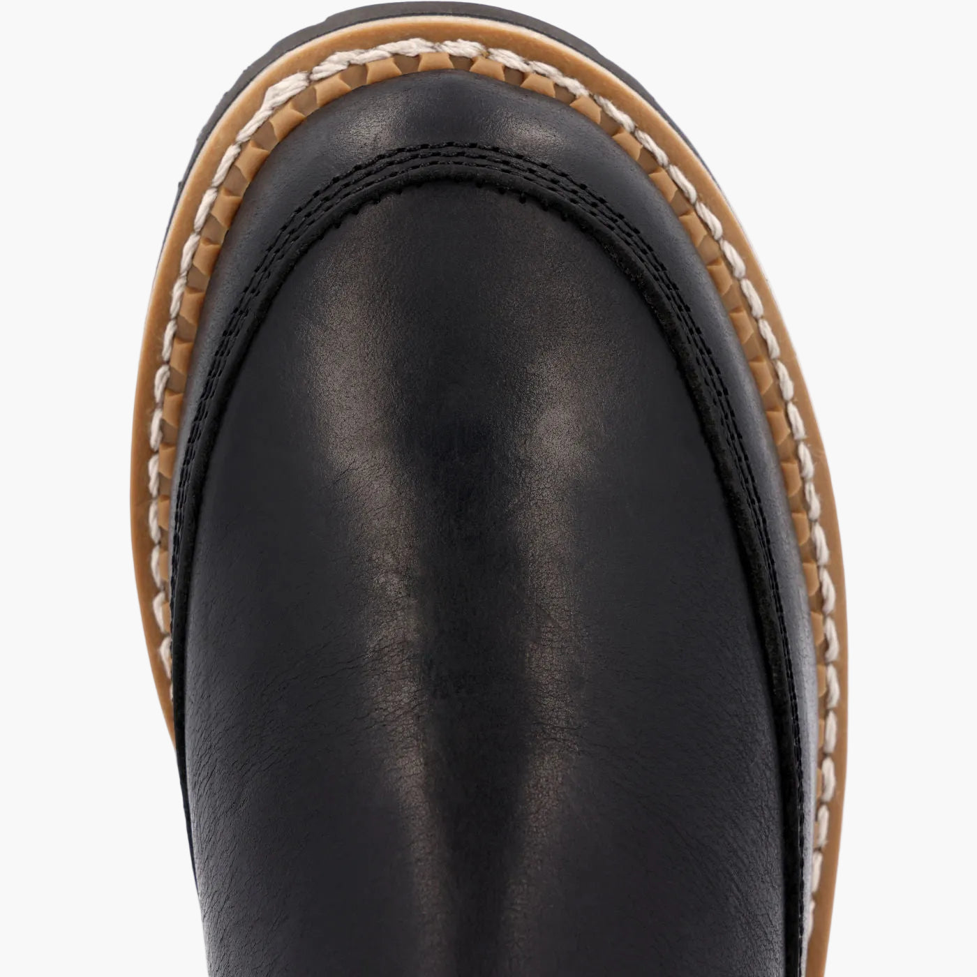 Georgia Boot Women's Black Buckle Chelsea Romeo - birdseye