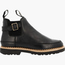 Georgia Boot Women's Black Buckle Chelsea Romeo - profile