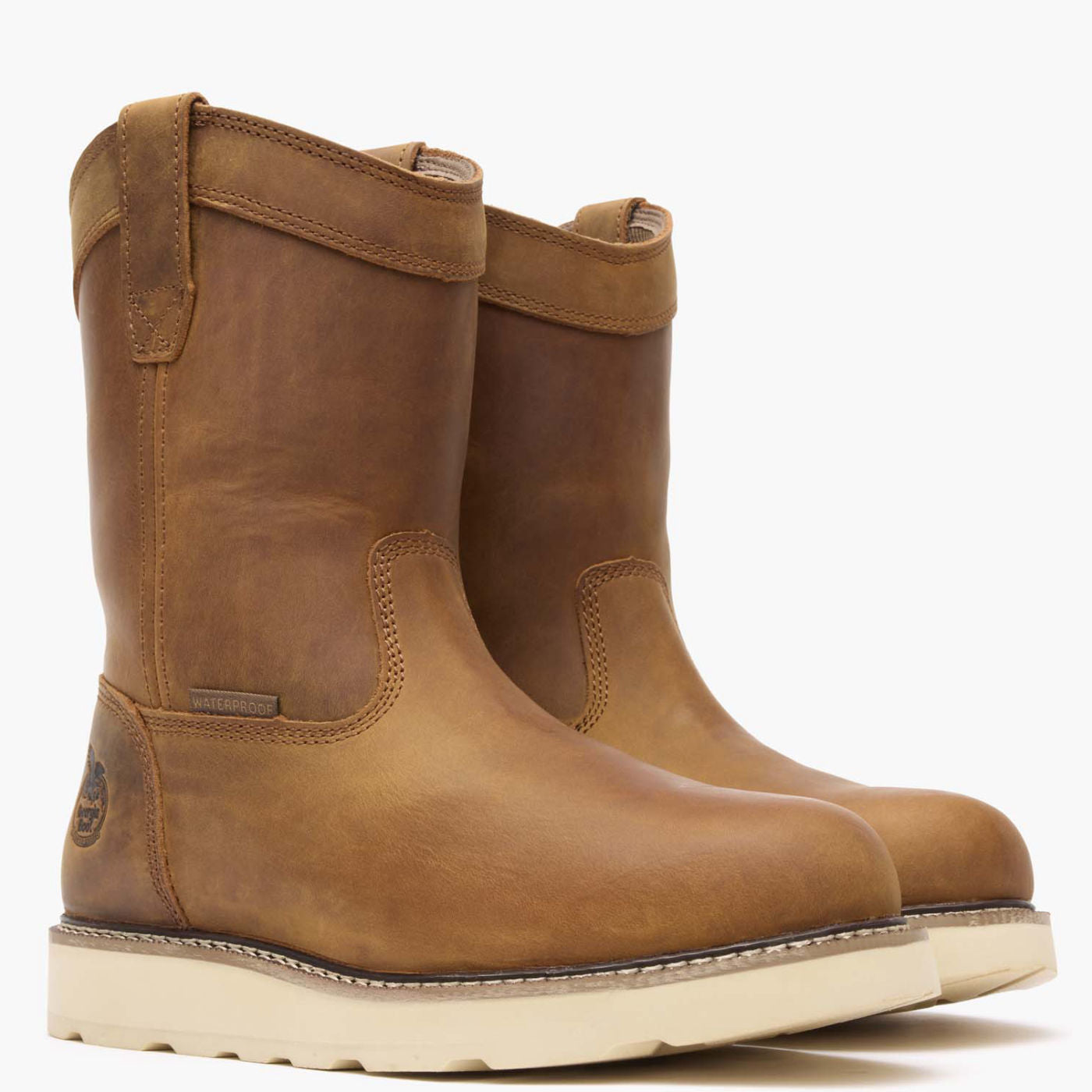 ""Georgia Boot Core 37 10"" Waterproof Pull On Wedge Boot" - 12"