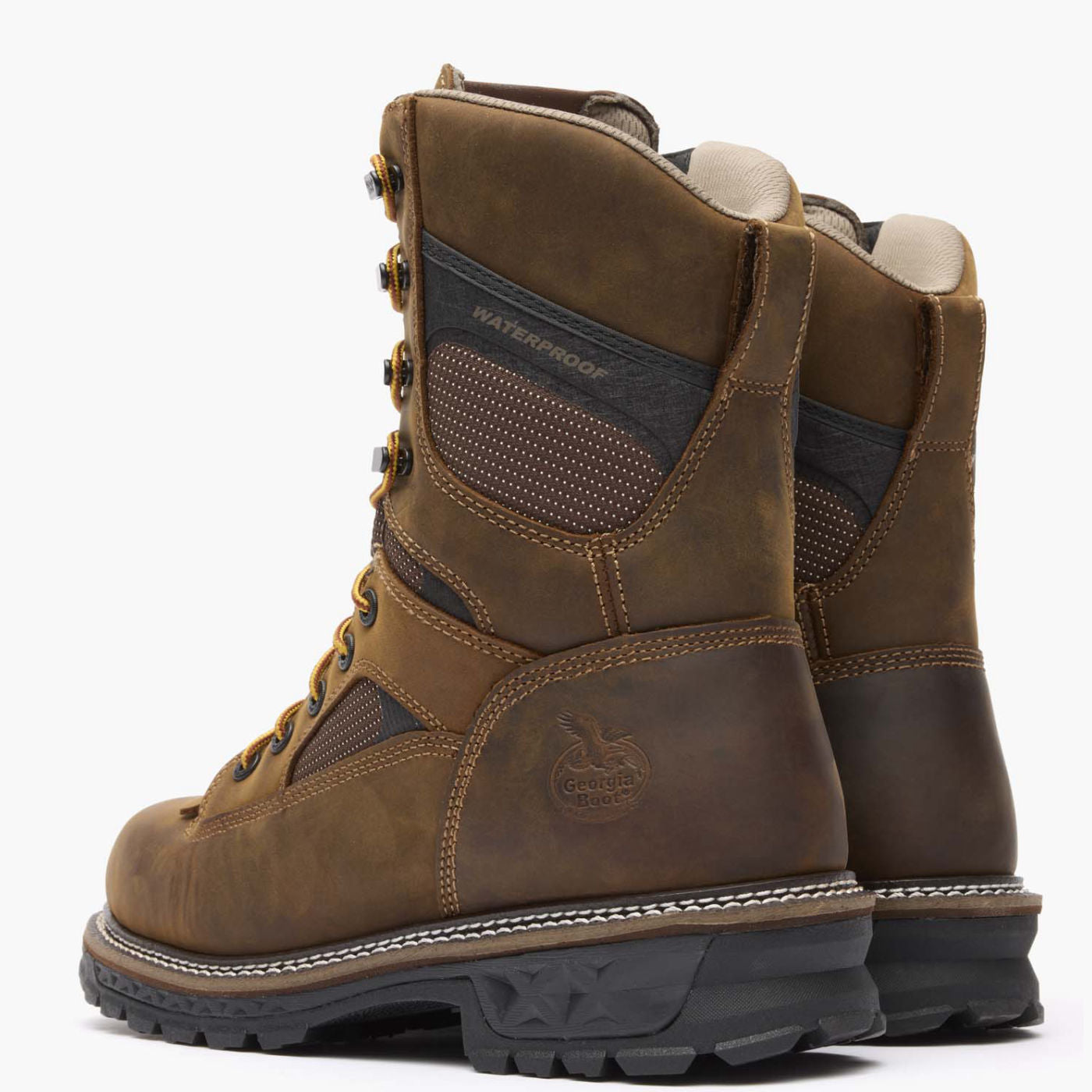 ""Georgia Boot LTX Logger 9"" Waterproof Work Boot" - back"