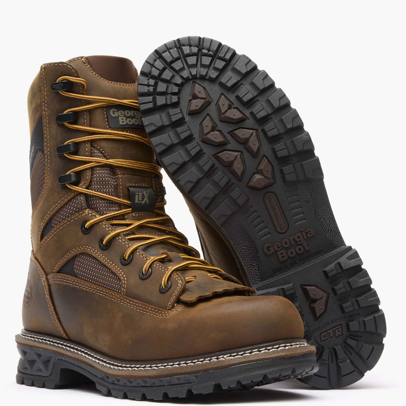 ""Georgia Boot LTX Logger 9"" Waterproof Work Boot" - outsole"