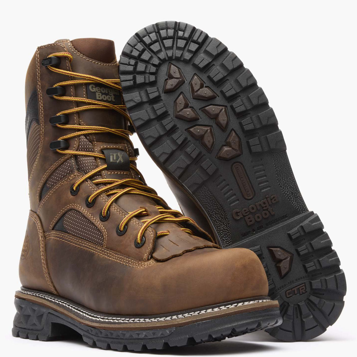""Georgia Boot LTX Logger 9"" Composite Toe Waterproof Work Boot" - outsole"