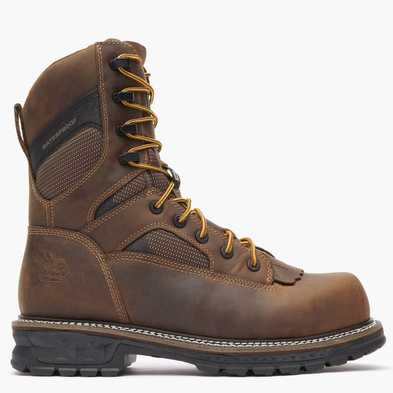 ""Georgia Boot LTX Logger 9"" Composite Toe Waterproof Work Boot" - profile"
