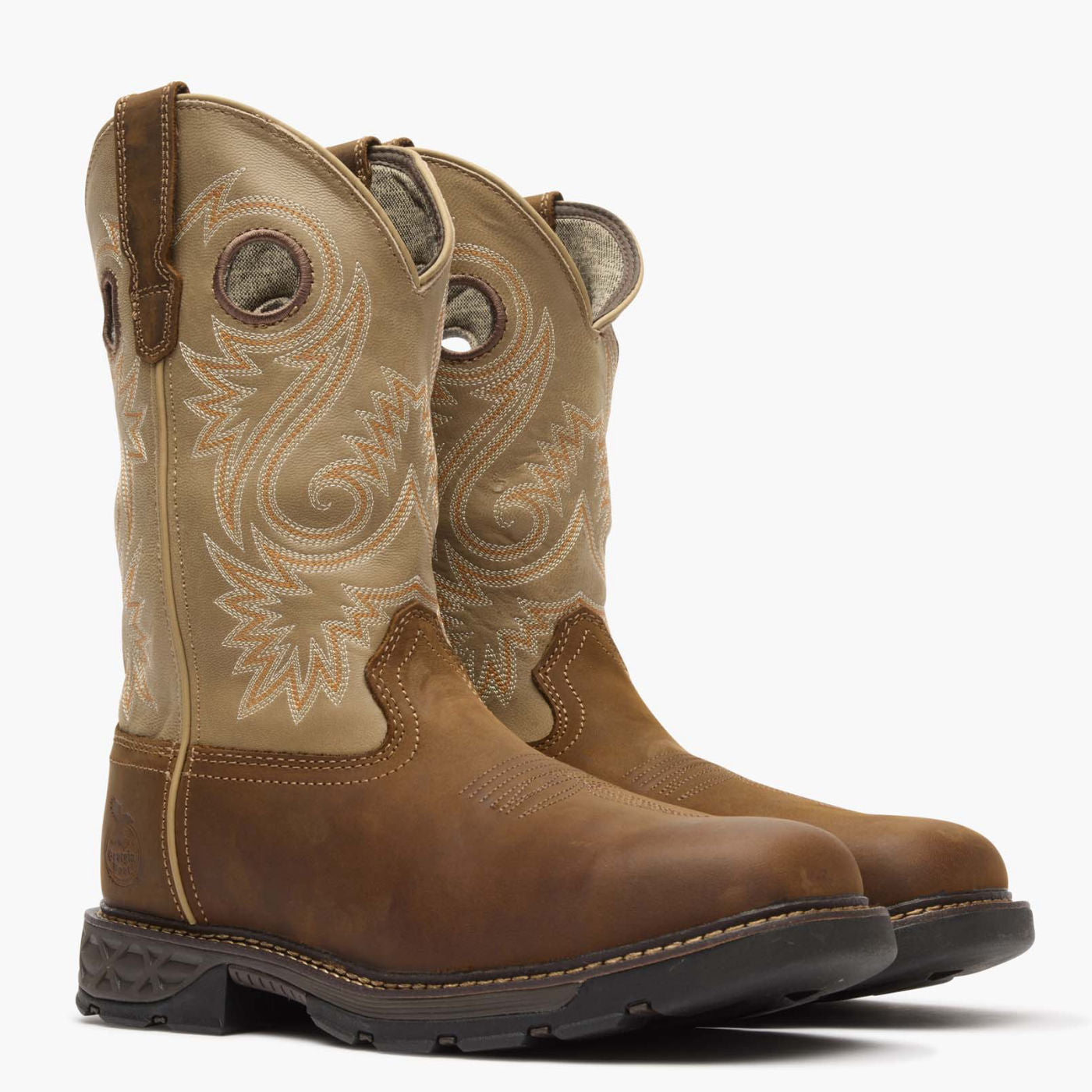 ""Georgia Boot Carbo-Tec FLX 11"" Alloy Toe Pull On Work Boot" - 12"