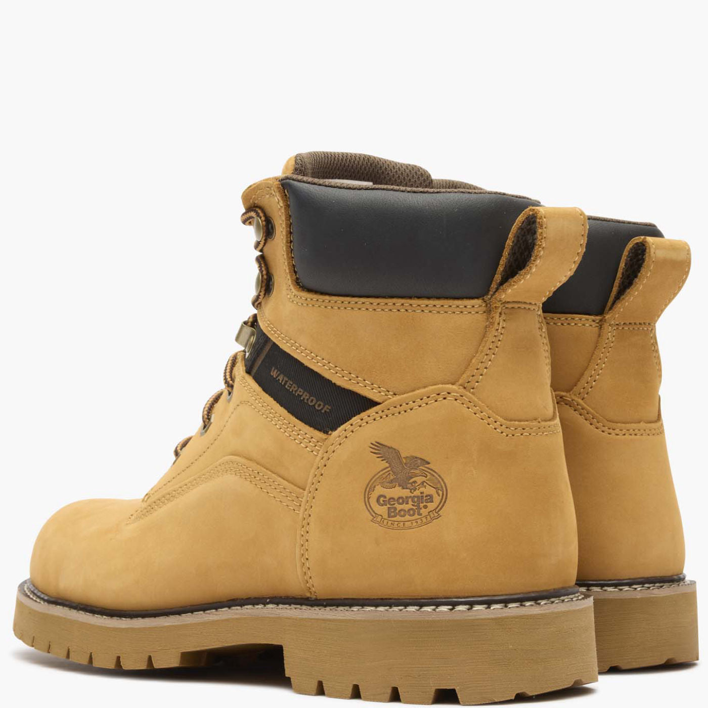 Georgia Boot Core 37 Steel Toe Waterproof Work Boot - back