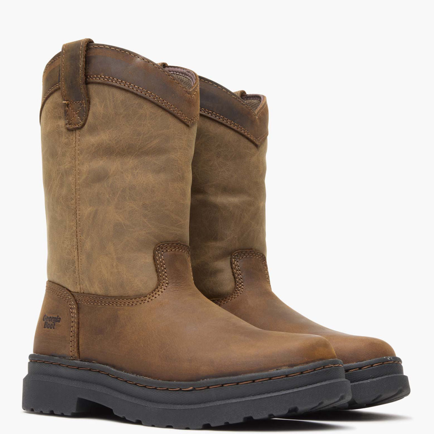 Georgia Boot Big Kids' Romeo SuperLyte Pull On Boot - 12