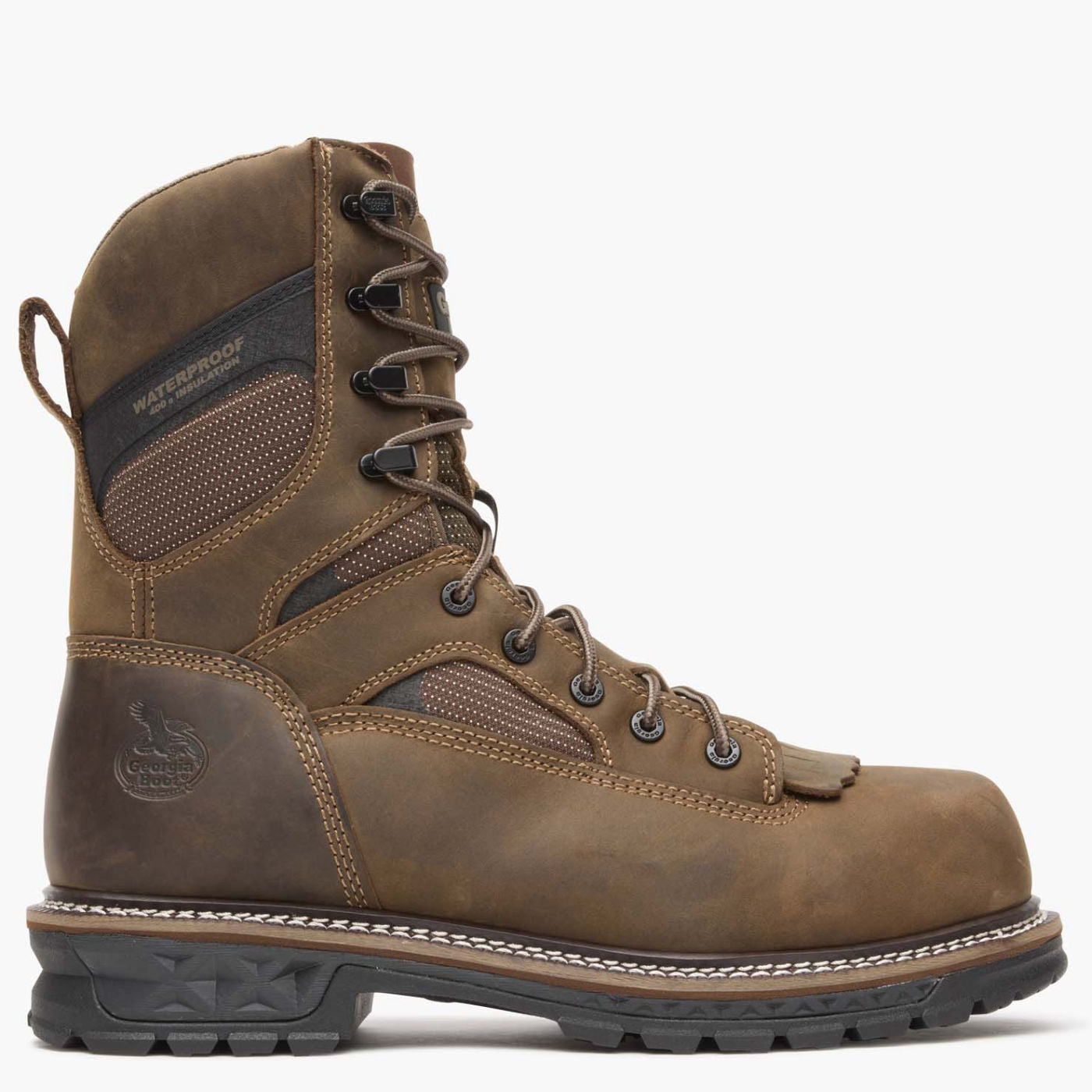 ""Georgia Boot LTX Logger 9"" Composite Toe 400G Insulated Waterproof Work Boot" - profile"