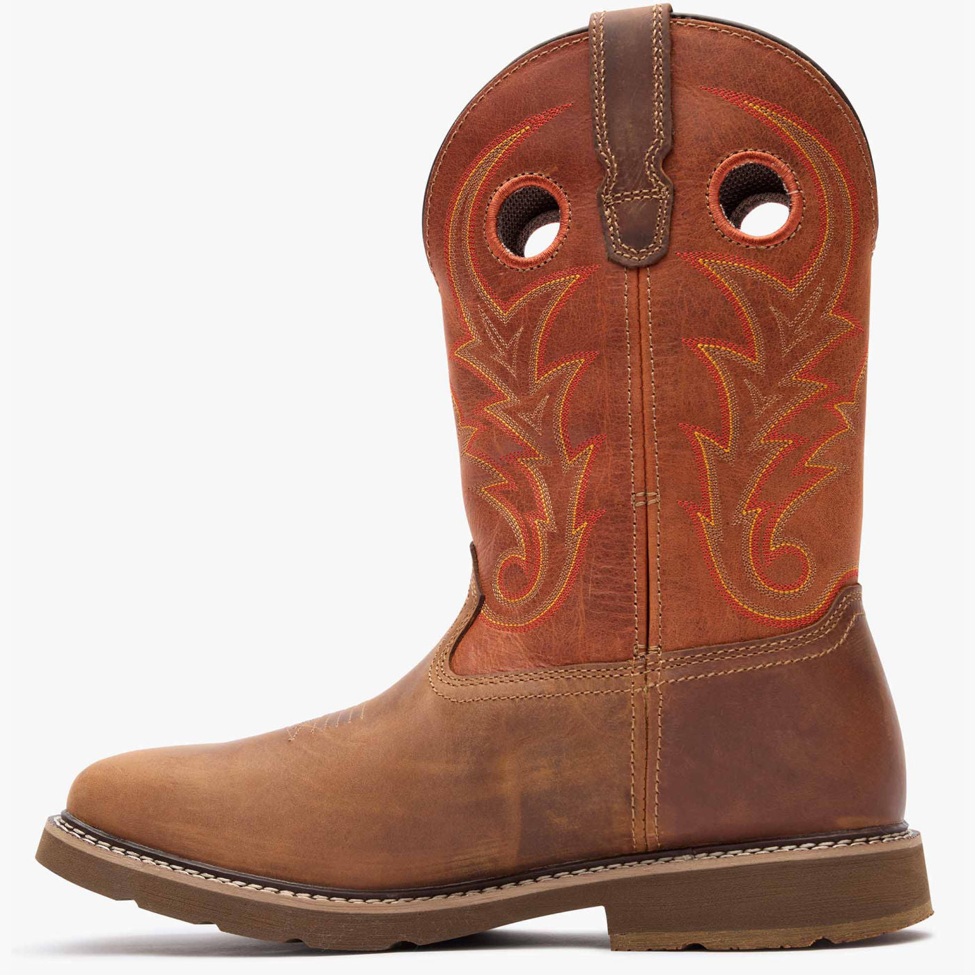 ""Georgia Boot Core 37 Western 11"" Waterproof Pull-On Work Boot" - profile"