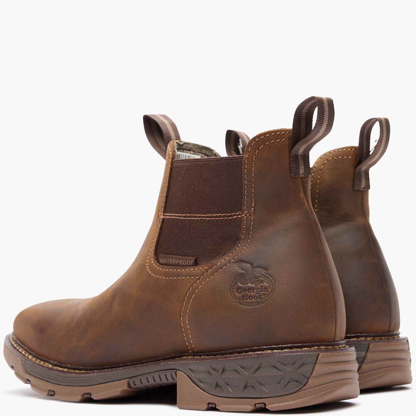 Georgia Boot Carbo-Tec FLX Waterproof Chelsea Work Boot - back