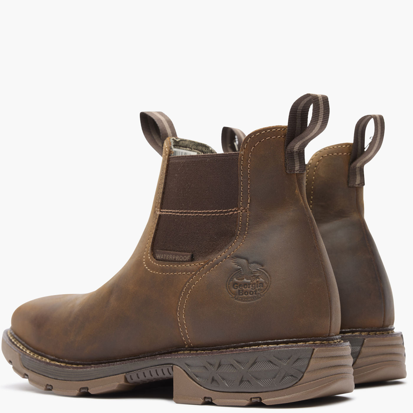 Georgia Boot Carbo-Tec FLX Alloy Toe Waterproof Chelsea Work Boot - back