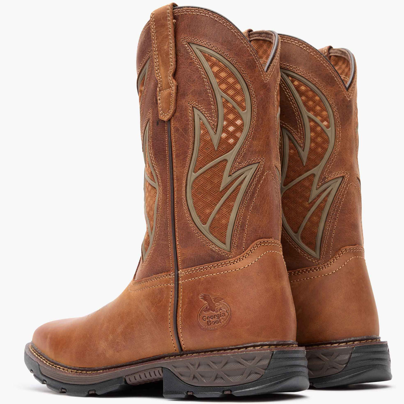 Georgia Boot Carbo-Tec FLX Pull-on with InsulKul™ Work Boot - back