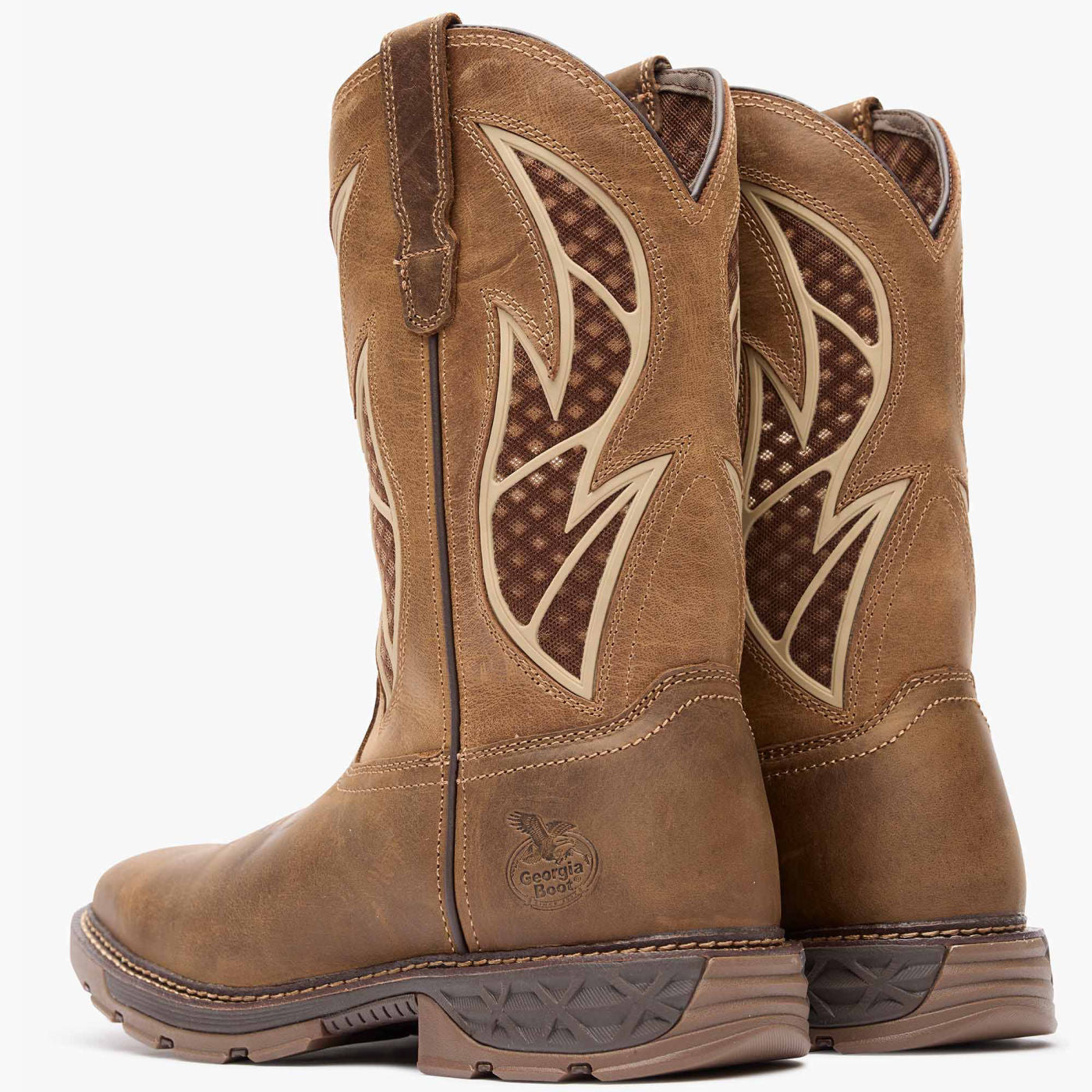 Georgia Boot Carbo-Tec FLX Pull-on with InsulKul™ Work Boot - back