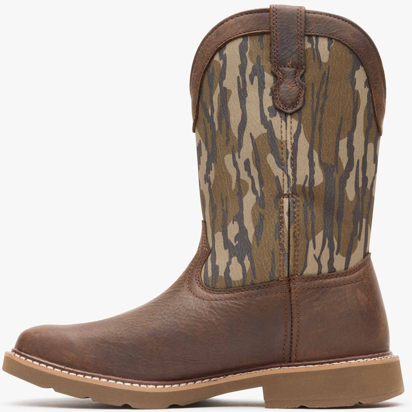 ""Georgia Boot Core 37 Western 11"" Mossy Oak Pull On" - profile"