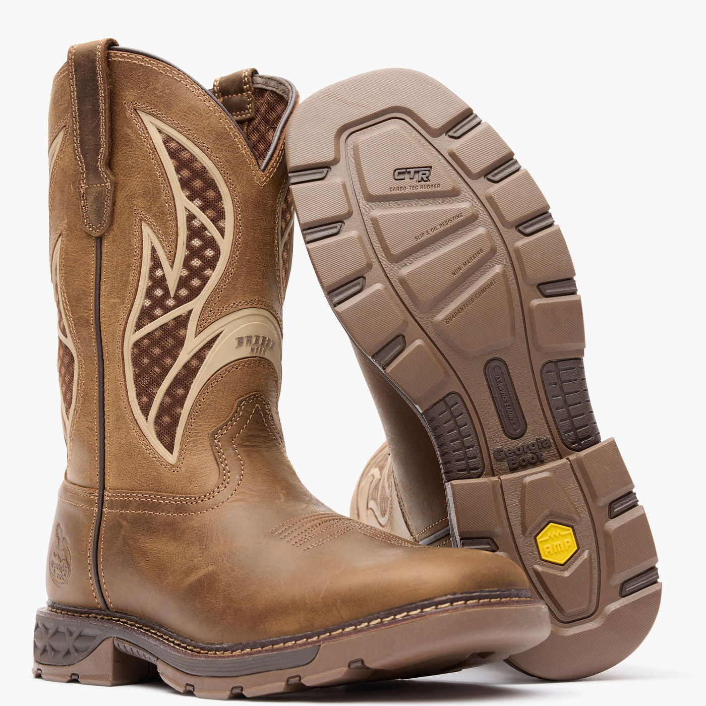 Georgia Boot Carbo-Tec FLX Alloy Toe Pull-on with InsulKul™ Work Boot - outsole