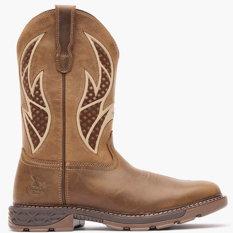 Georgia Boot Carbo-Tec FLX Alloy Toe Pull-on with InsulKul™ Work Boot - profile