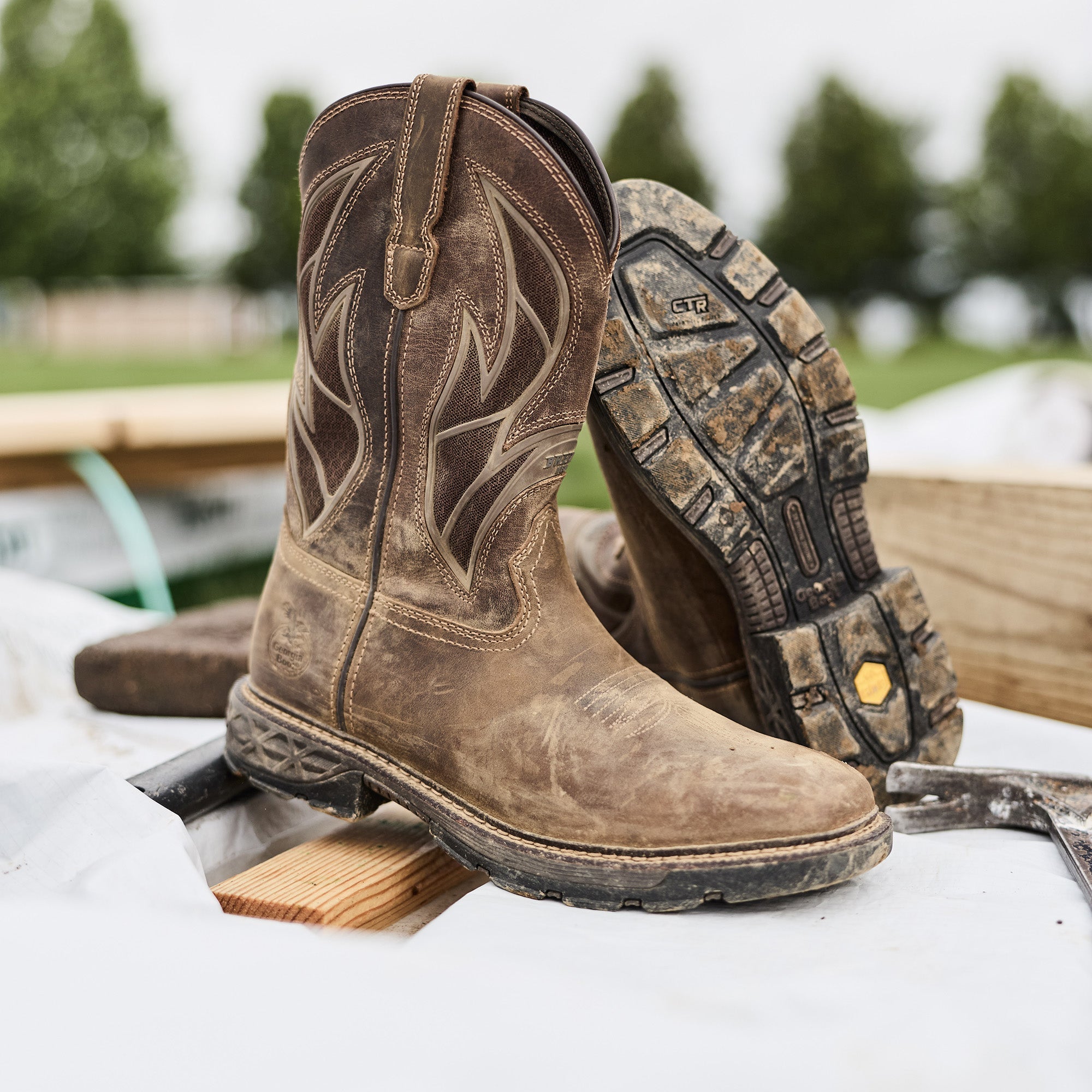 Georgia Boot Carbo-Tec FLX 11" Pull-On Work Boot
