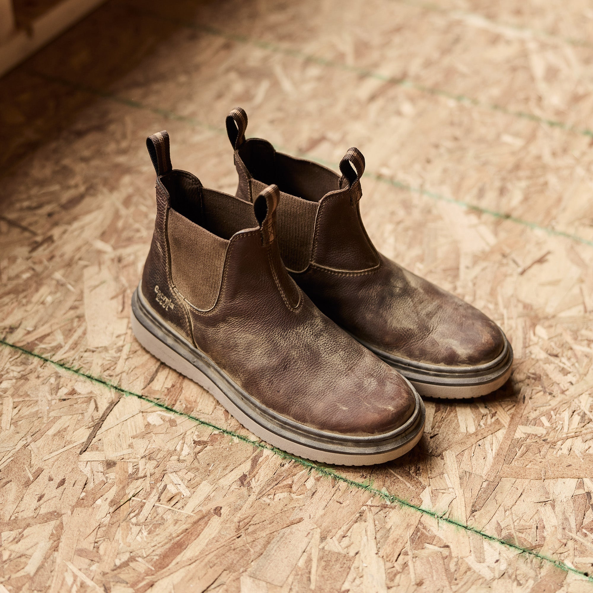 Georgia Boot Wedge Superlyte Chelsea Work Boot