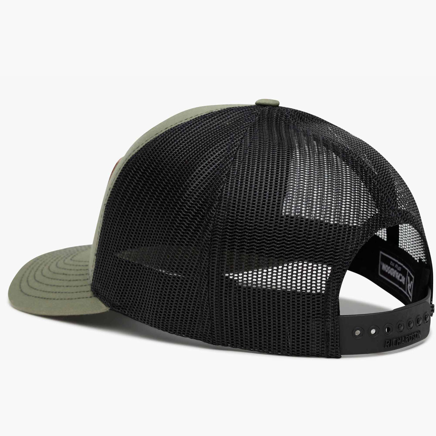 Georgia Boot Unisex Leather Patch Trucker Hat - back