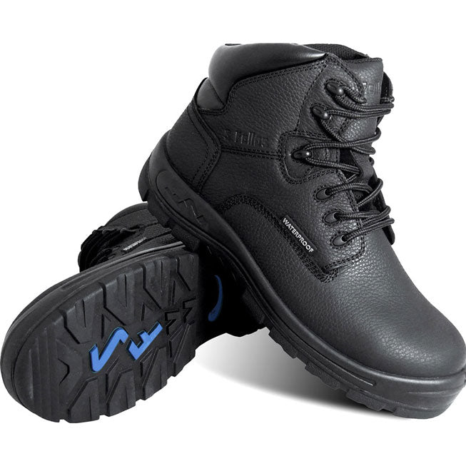 S Fellas by Genuine Grip Poseidon Men's Waterproof Leather Work Hiker - birdseye