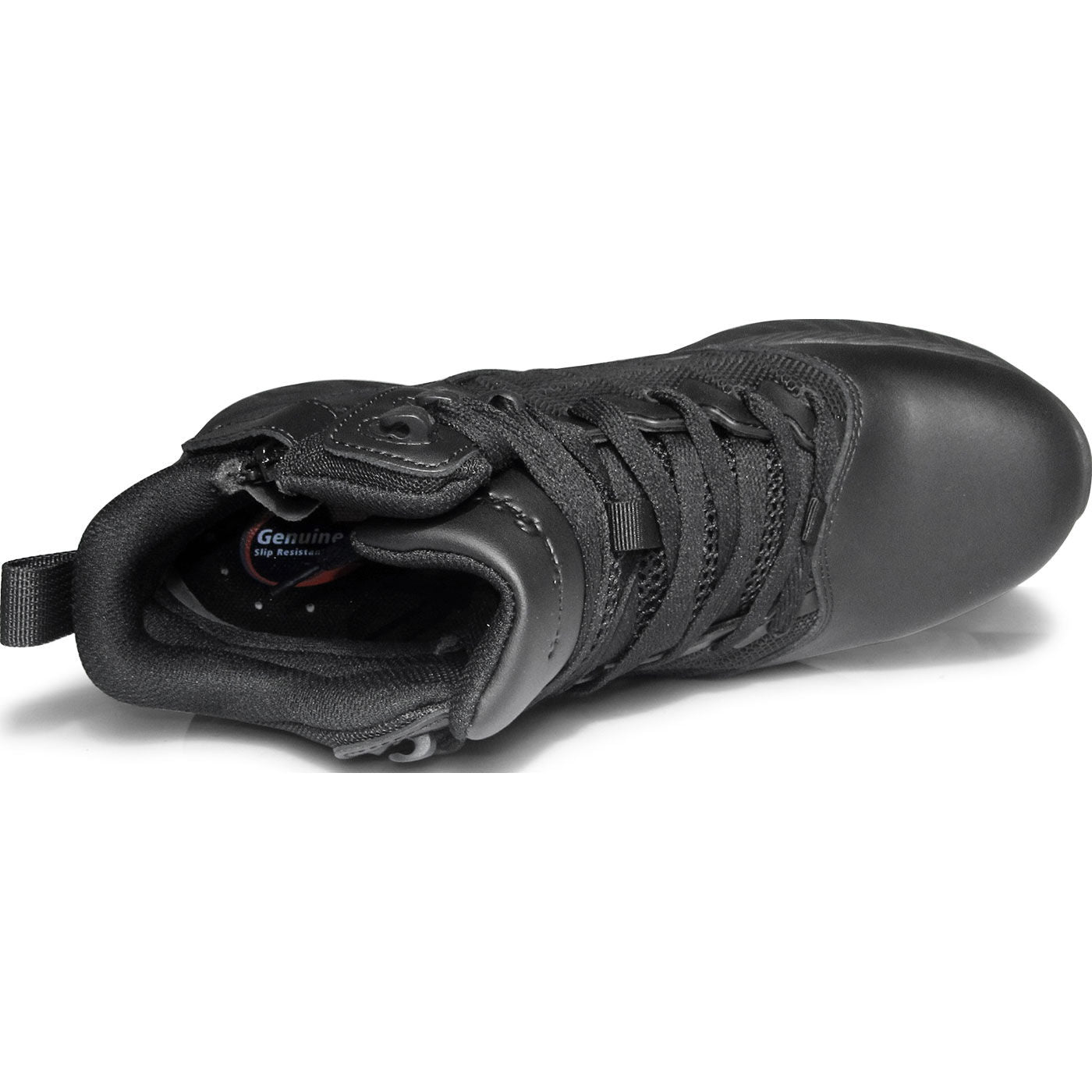 Genuine Grip Shielder Men's 6-inch Slip-Resisting Zipper Work Boot - birdseye