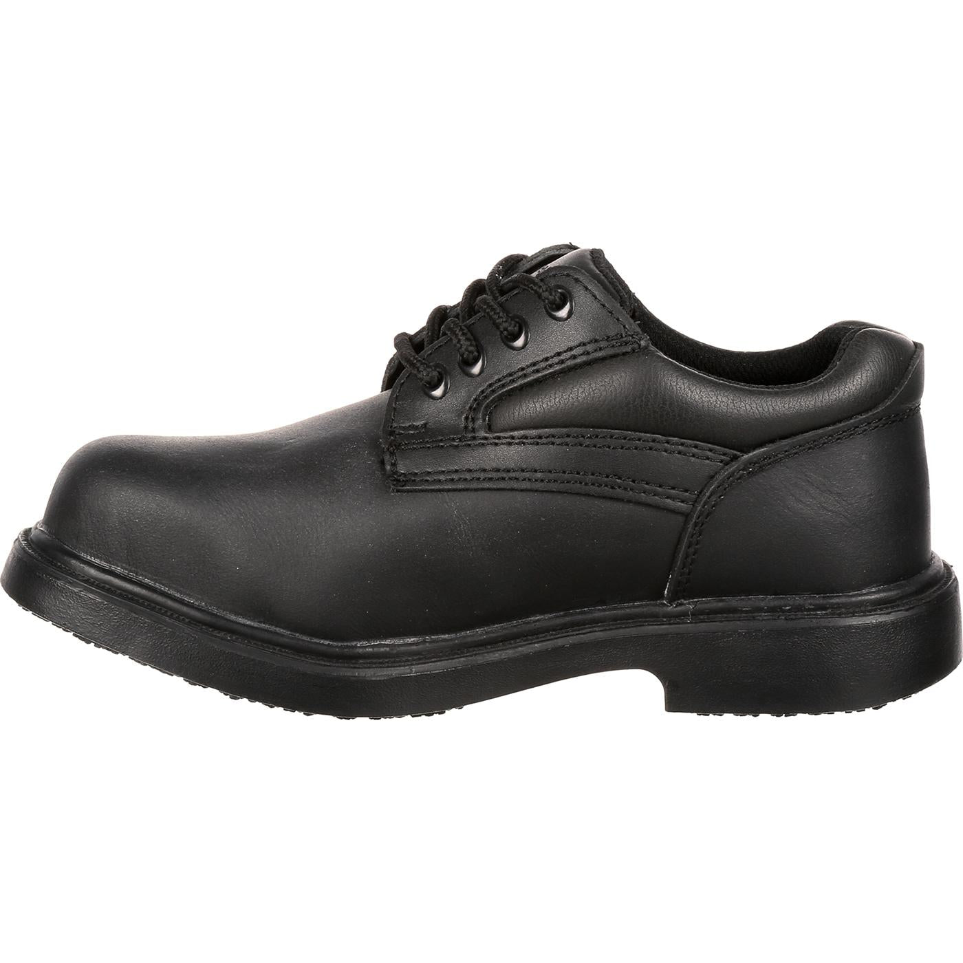 Genuine Grip Women's Slip-Resistant Steel Toe Oxford - profile