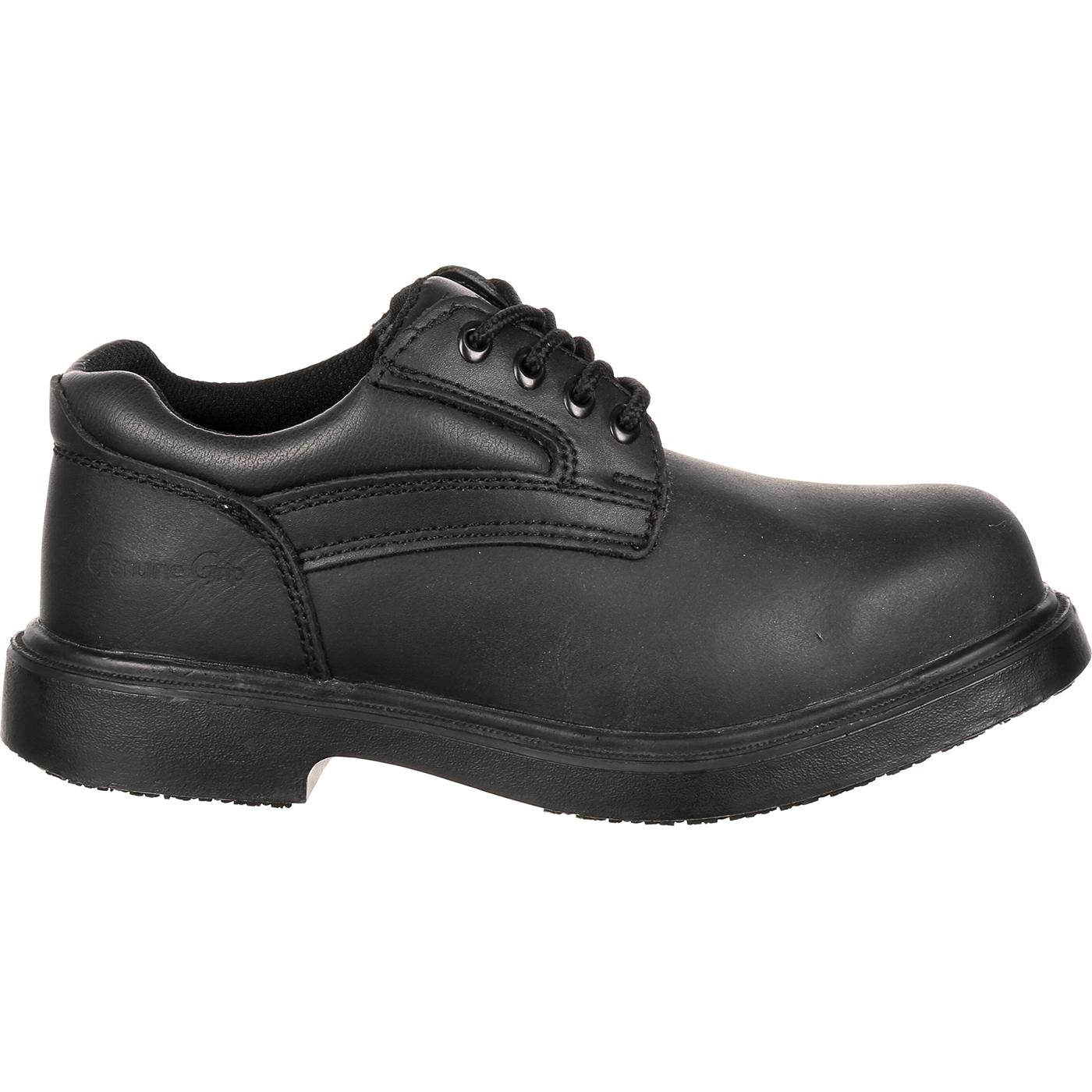 Genuine Grip Women's Slip-Resistant Steel Toe Oxford - profile