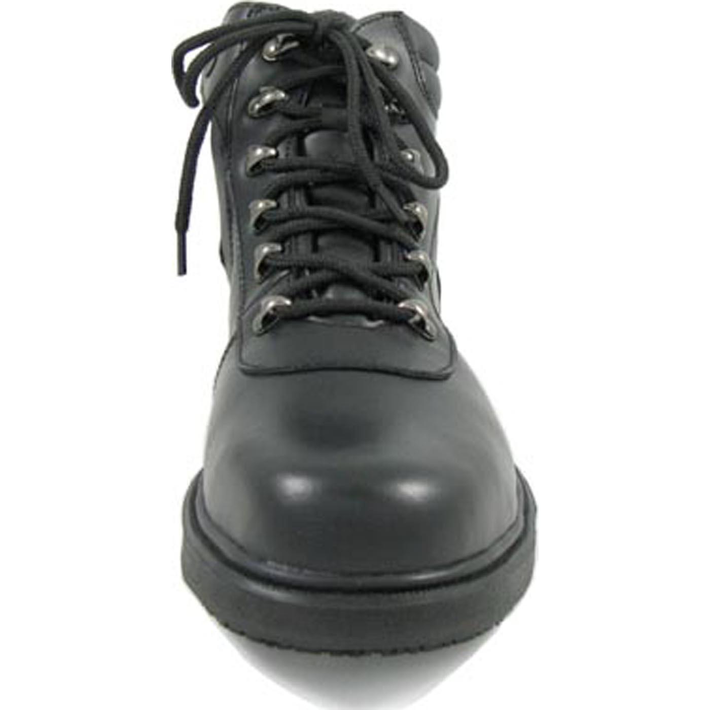 Genuine Grip Slip-Resistant Steel Toe Zipper Boot - front