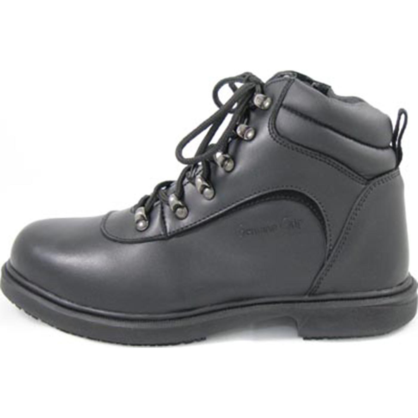 Genuine Grip Slip-Resistant Steel Toe Zipper Boot - profile