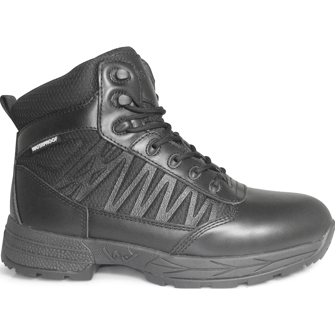 Genuine Grip Guardian Women's 6-inch Carbon Nano Toe Puncture-Resisting Waterproof Zipper Work Boot - profile