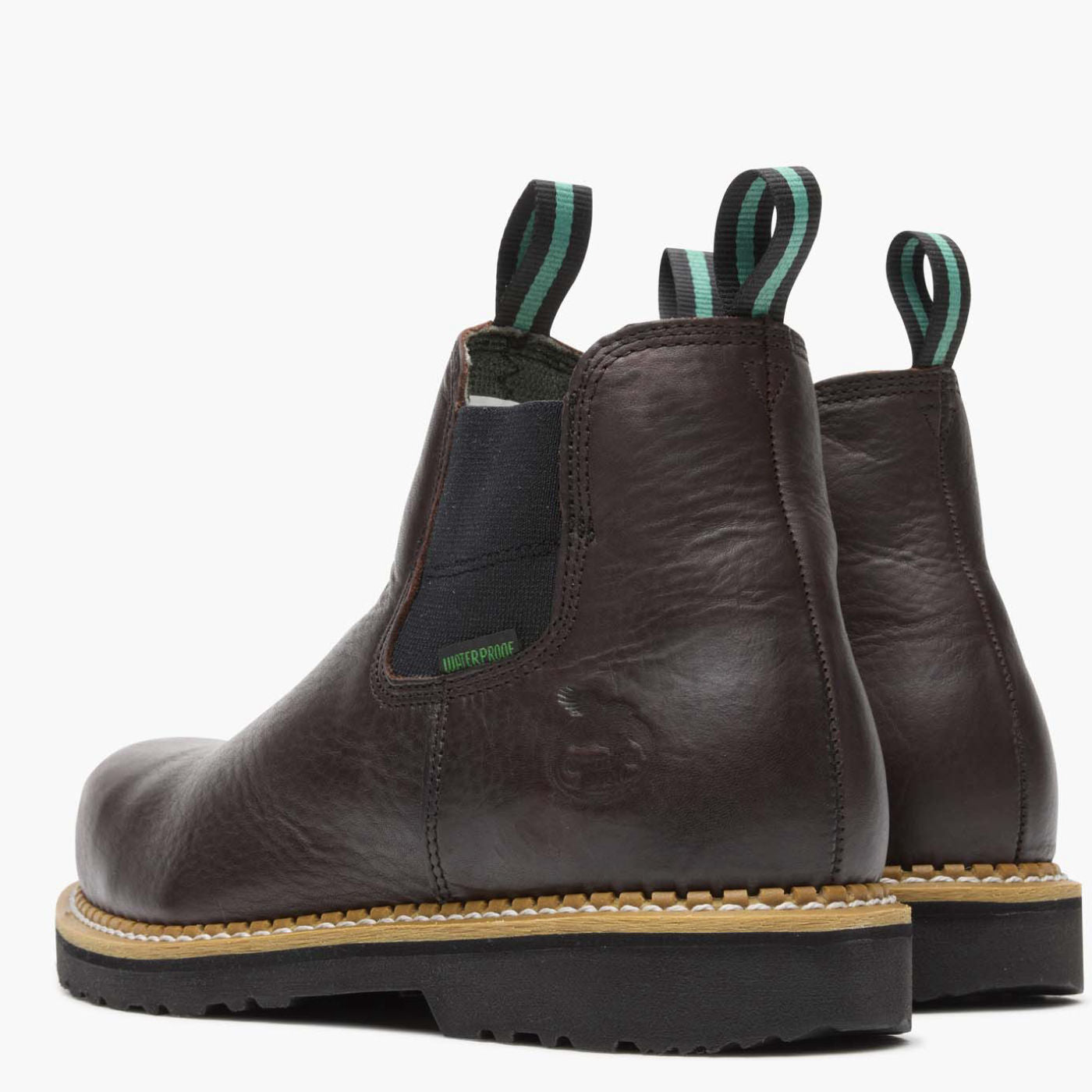 Georgia Giant High Romeo Waterproof Steel Toe Boot - back