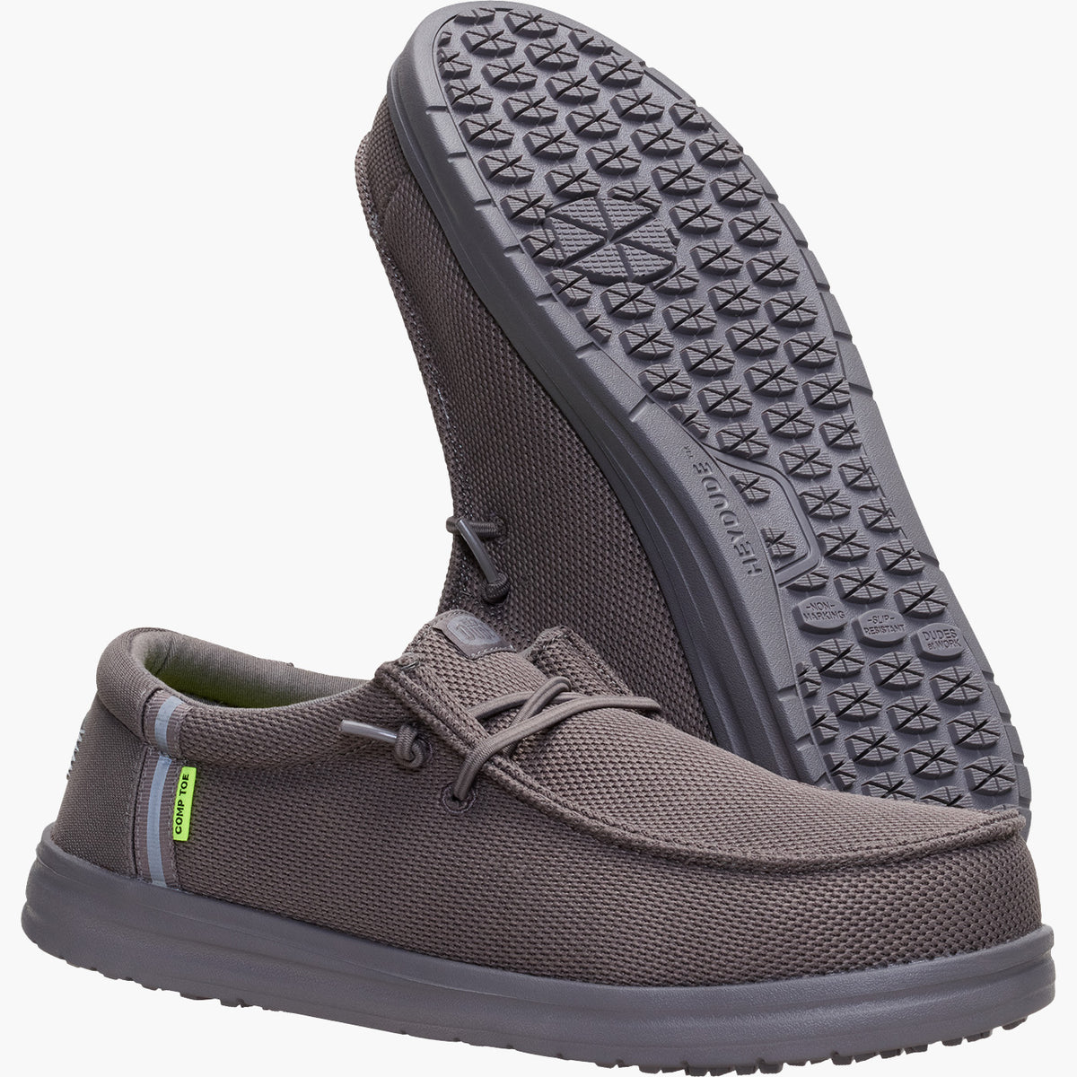 Heydude Wally Men's Composite Toe Electrical Hazard Waterproof Work Shoe