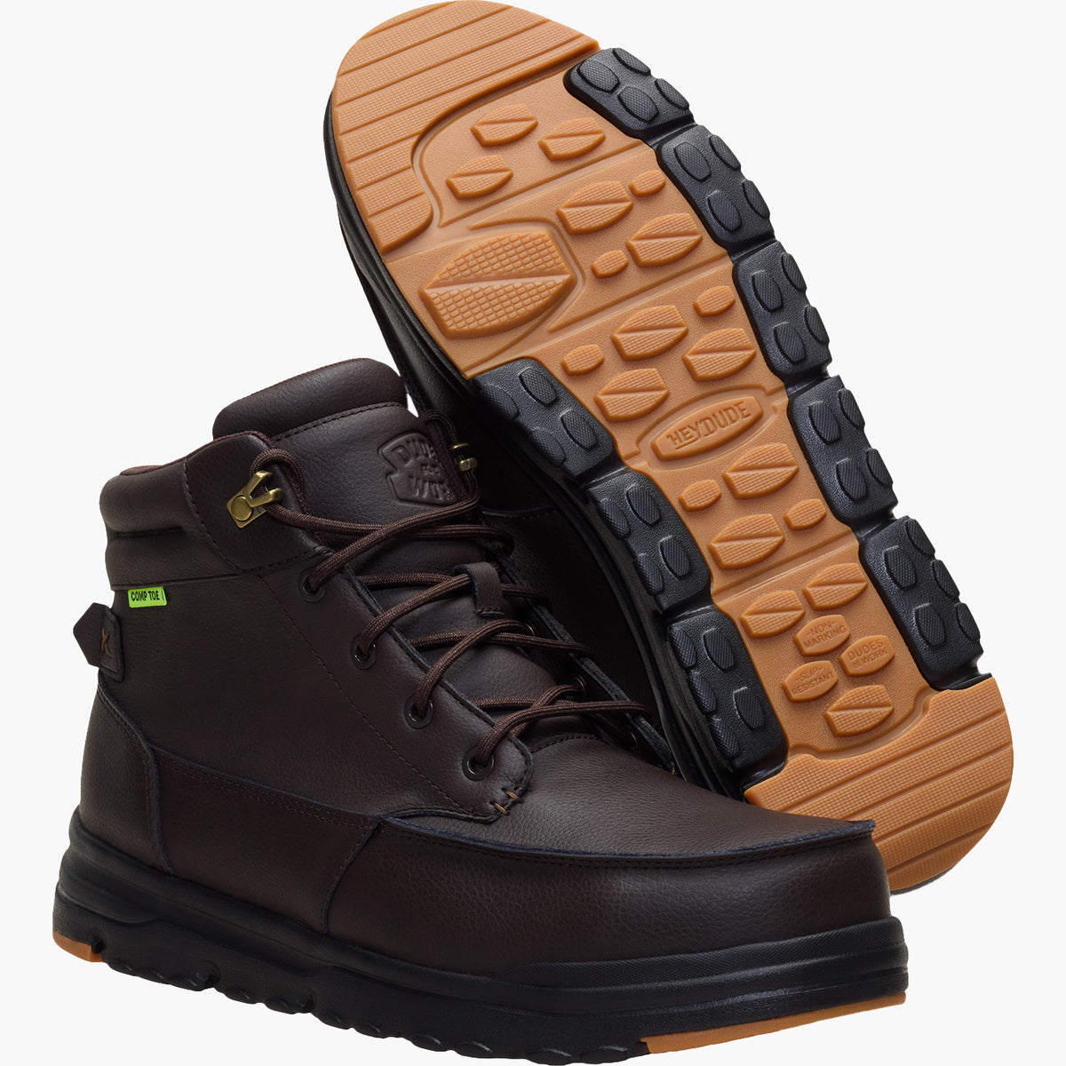 Heydude Bradley II Men's 6-inch Composite Toe Electrical Hazard Waterproof Work Boot