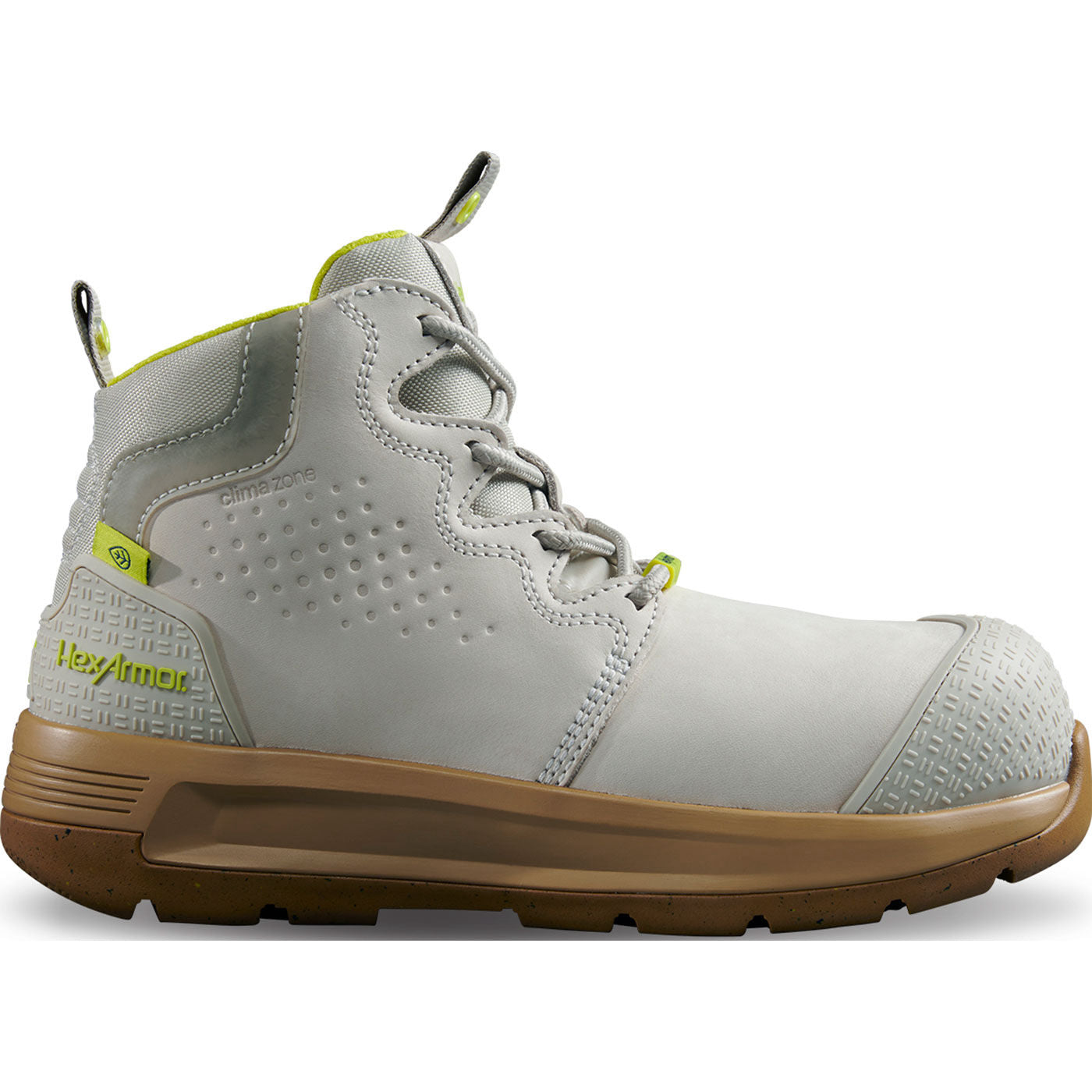 HexArmor Xtend Women's 6-inch Composite Toe Electrical Hazard Side Zip Work Boot - profile