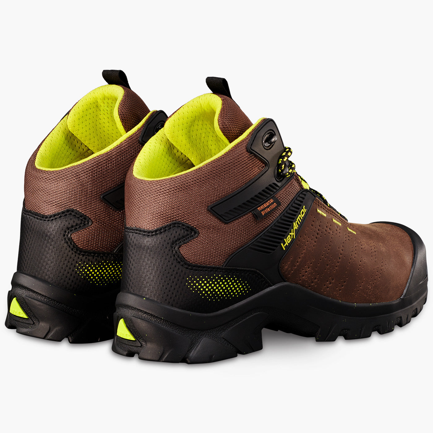 HexArmor Xbase Men's 6-inch Internal Metatarsal Composite Toe Electrical Hazard Waterproof Work Boot