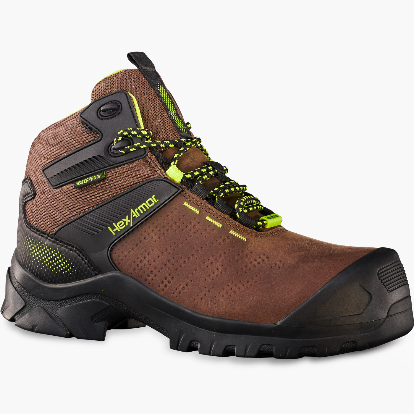 HexArmor Xbase Men's 6-inch Composite Toe Electrical Hazard Waterproof Work Boot