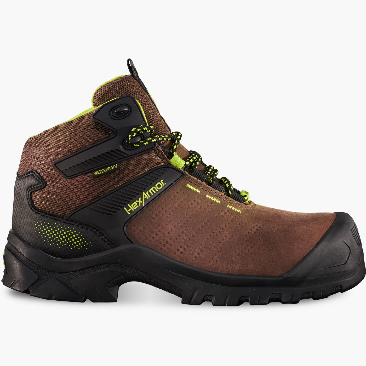HexArmor Xbase Men's 6-inch Composite Toe Electrical Hazard Waterproof Work Boot