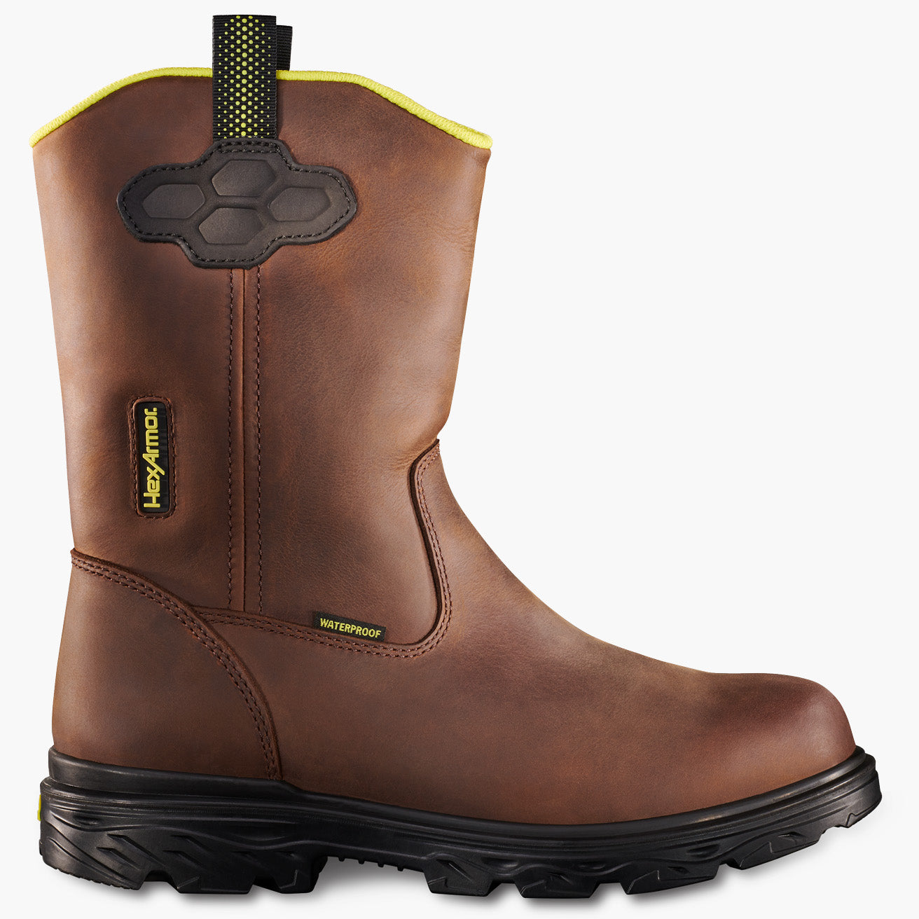 HexArmor Xbuilt Men's 10-inch Carbon Toe Electrical Hazard Waterproof Pull-On Work Boot