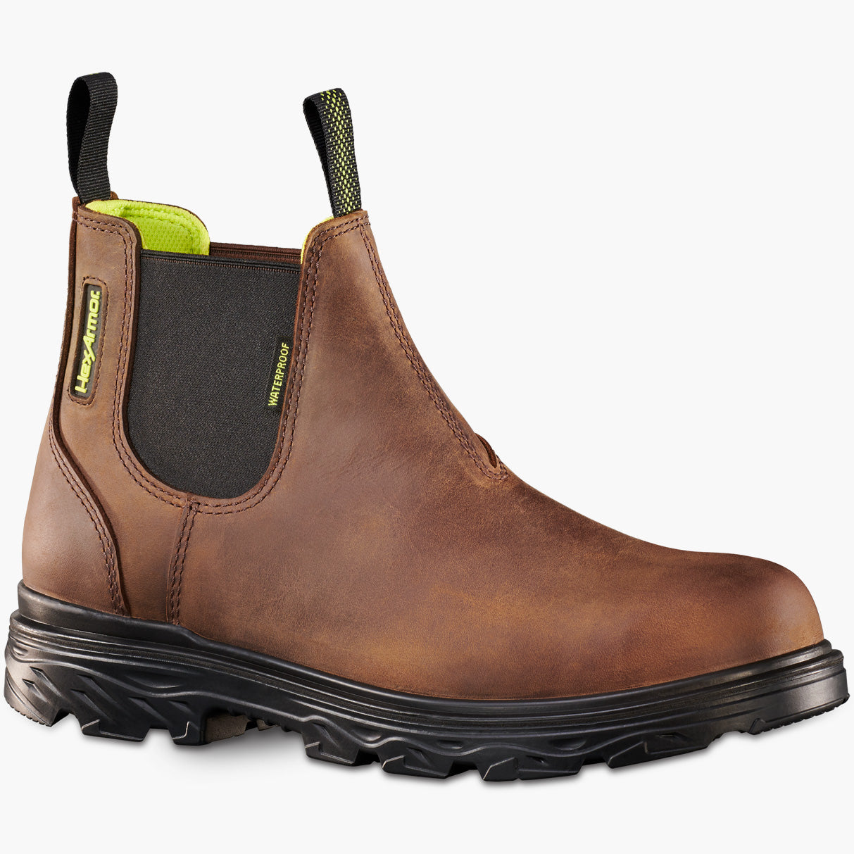 HexArmor Xbuilt Chelsea Men's Carbon Toe Electrical Hazard Waterproof Pull-On Work Boot