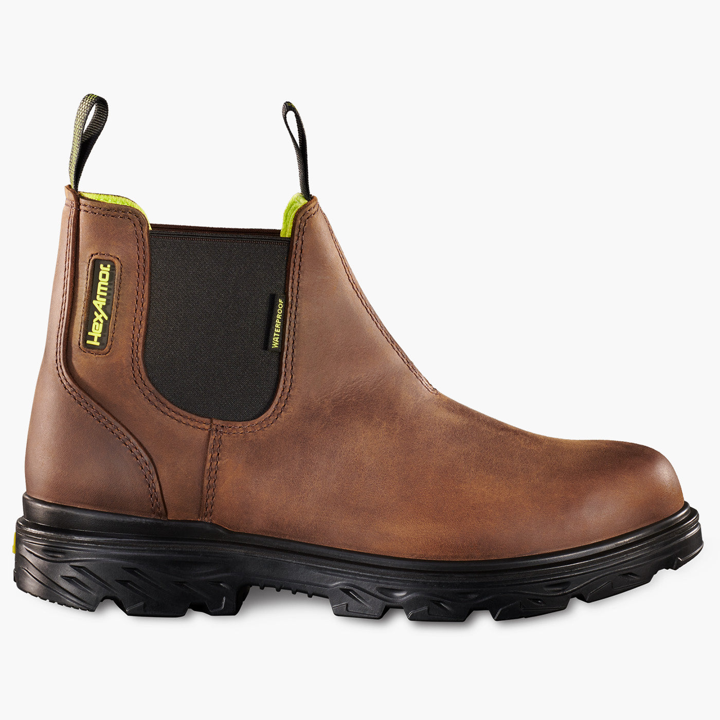 HexArmor Xbuilt Chelsea Men's Carbon Toe Electrical Hazard Waterproof Pull-On Work Boot
