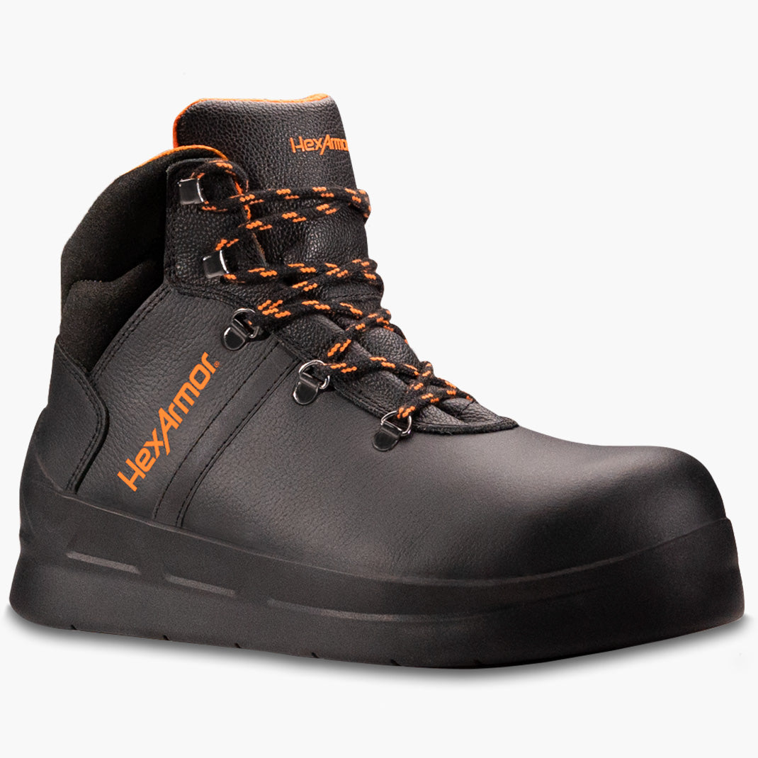 HexArmor HeatArmor Asphalt Men's 6-inch Composite Toe Puncture-Resisting Leather Work Boot