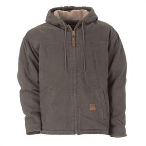 Berne Greystone Sherpa Lined Sanded Hooded Work Jacket - main