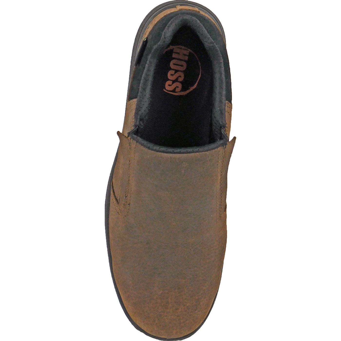 HOSS Worker Men's Internal Metatarsal Composite Toe Electrical Hazard Slip-On Work Oxford - birdseye