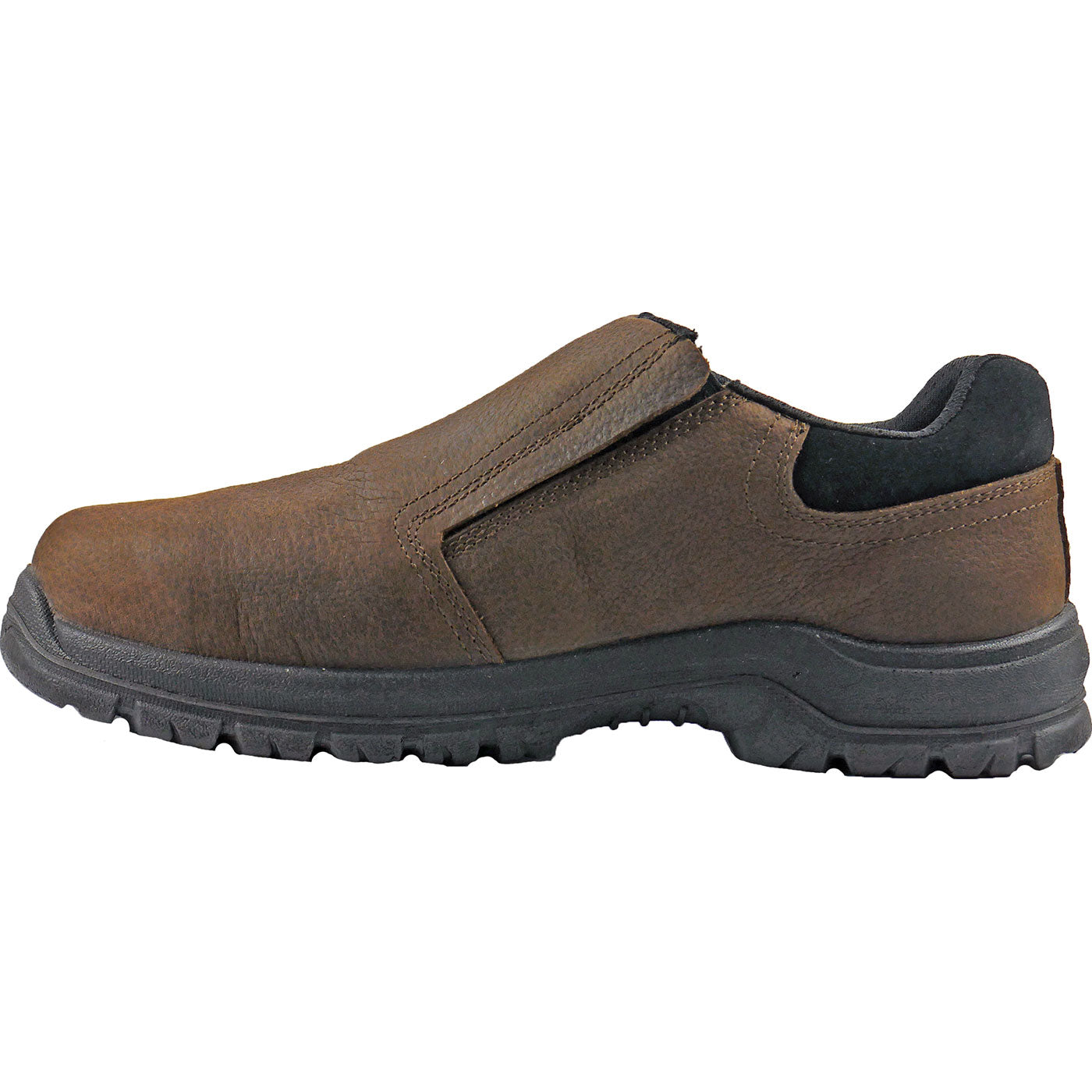 HOSS Worker Men's Internal Metatarsal Composite Toe Electrical Hazard Slip-On Work Oxford - profile